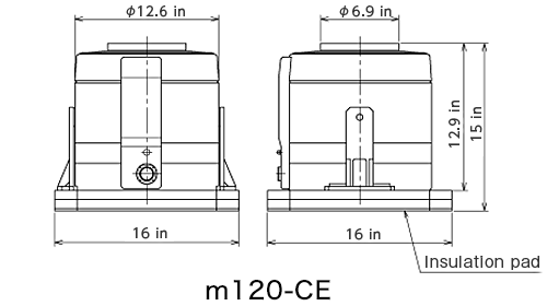 m-series outline drawing-m120-ce